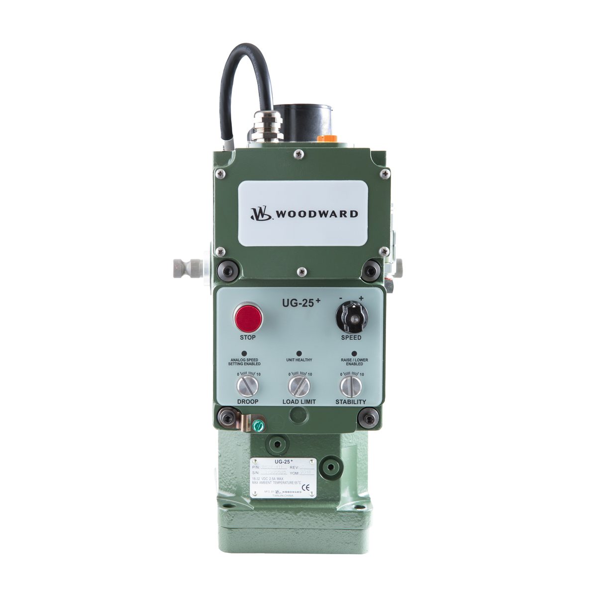Woodward UG-25+ digital governor overhauled by Drake Controls